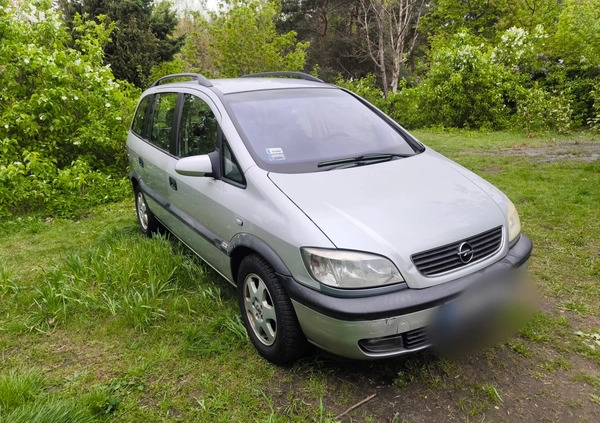 Opel Zafira cena 9000 przebieg: 232629, rok produkcji 2002 z Warszawa małe 301